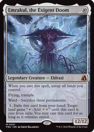 Emrakul, the Exigent Doom (FRA-001) [Reality Fracture]