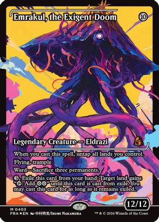 Emrakul, the Exigent Doom (Showcase) (FRA-403) [Reality Fracture] Foil