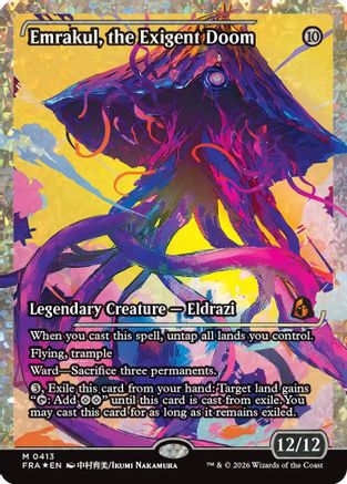 Emrakul, the Exigent Doom (Showcase) (Fracture Foil) (FRA-413) [Reality Fracture]