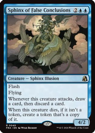 Sphinx of False Conclusions (FRA-040) [Reality Fracture] Foil