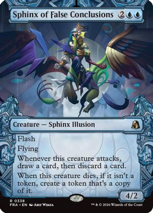 Sphinx of False Conclusions (Showcase) (FRA-338) [Reality Fracture] Foil