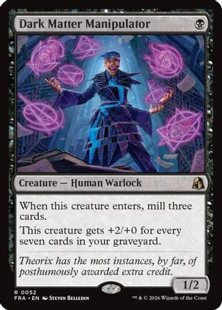 Dark Matter Manipulator (FRA-052) [Reality Fracture] Foil