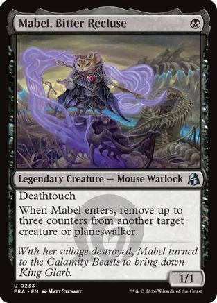 Mabel, Bitter Recluse (FRA-233) [Reality Fracture] Foil