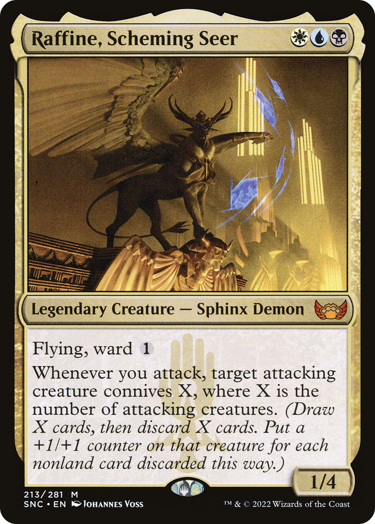 Raffine, Scheming Seer (SNC-213) [Streets of New Capenna] Foil