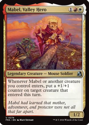 Mabel, Valley Hero (FRA-274) [Reality Fracture] Foil