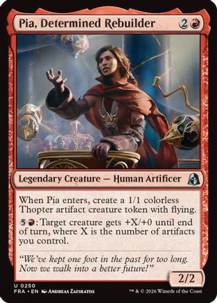 Pia, Determined Rebuilder (FRA-250) [Reality Fracture] Foil