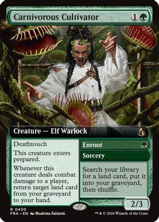 Carnivorous Cultivator (Extended Art) (FRA-430) [Reality Fracture] Foil