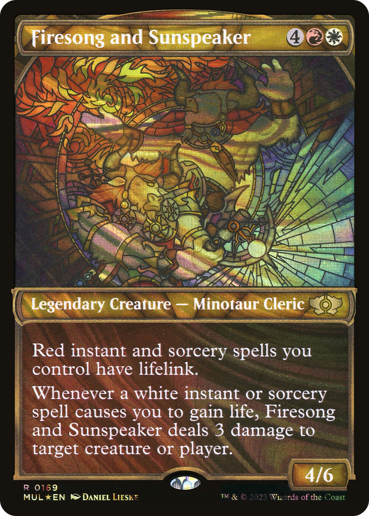 Firesong and Sunspeaker (MUL-169) [Multiverse Legends]: (Showcase) Foil