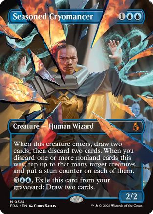 Seasoned Cryomancer (Borderless) (FRA-324) [Reality Fracture]