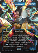 Seasoned Cryomancer (Borderless) (Facet Foil) (FRA-452) [Reality Fracture] Foil