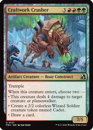 Craftwork Crusher (FRA-127) [Reality Fracture]