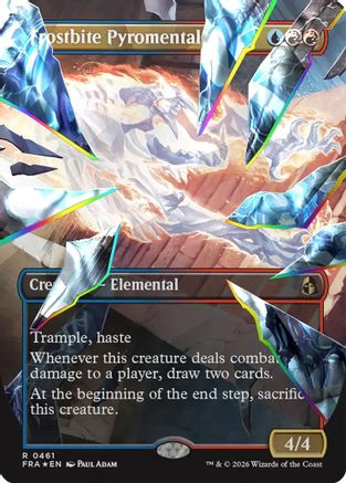 Frostbite Pyromental (Borderless) (Facet Foil) (FRA-461) [Reality Fracture] Foil