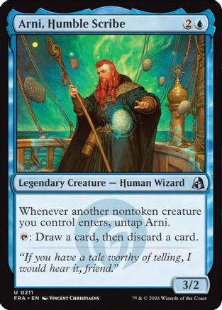 Arni, Humble Scribe (FRA-211) [Reality Fracture] Foil