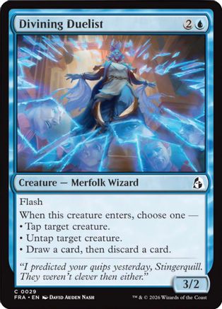 Divining Duelist (FRA-029) [Reality Fracture] Foil