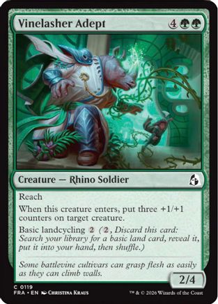 Vinelasher Adept (FRA-119) [Reality Fracture] Foil