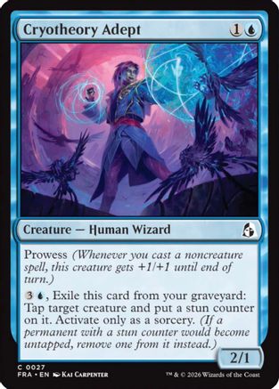 Cryotheory Adept (FRA-027) [Reality Fracture] Foil