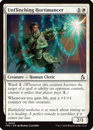 Unflinching Hortimancer (FRA-023) [Reality Fracture] Foil