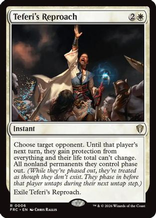 Teferi's Reproach (004) [Commander: Reality Fracture]