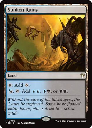 Sunken Ruins (086) [Commander: Reality Fracture]