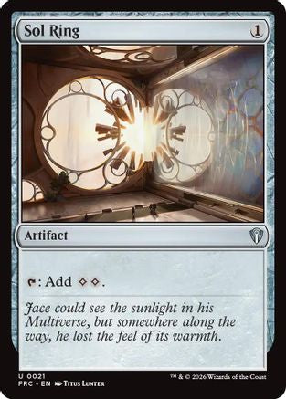 Sol Ring (021) [Commander: Reality Fracture]