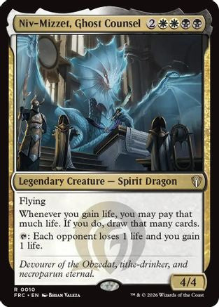 Niv-Mizzet, Ghost Counsel (010) [Commander: Reality Fracture]