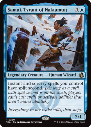 Samut, Tyrant of Naktamun (FRA-220) [Reality Fracture] Foil