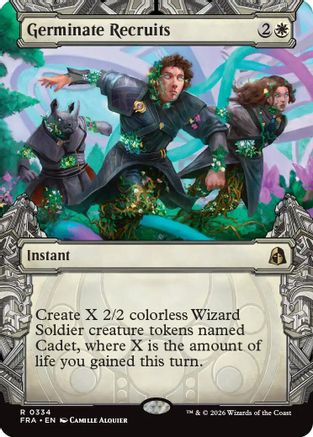 Germinate Recruits (Showcase) (FRA-334) [Reality Fracture] Foil