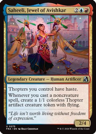 Saheeli, Jewel of Avishkar (FRA-275) [Reality Fracture]