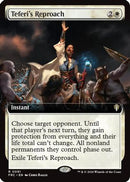 Teferi's Reproach (Extended Art) (091) [Commander: Reality Fracture]