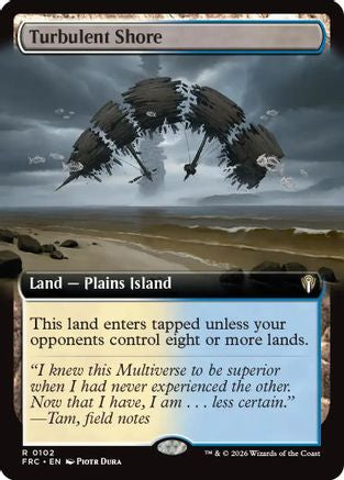 Turbulent Shore (Extended Art) (102) [Commander: Reality Fracture]