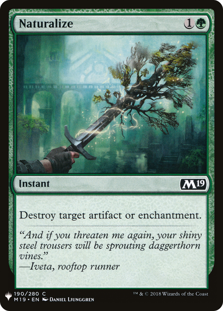 Naturalize (LIST-M19-190) [The List]