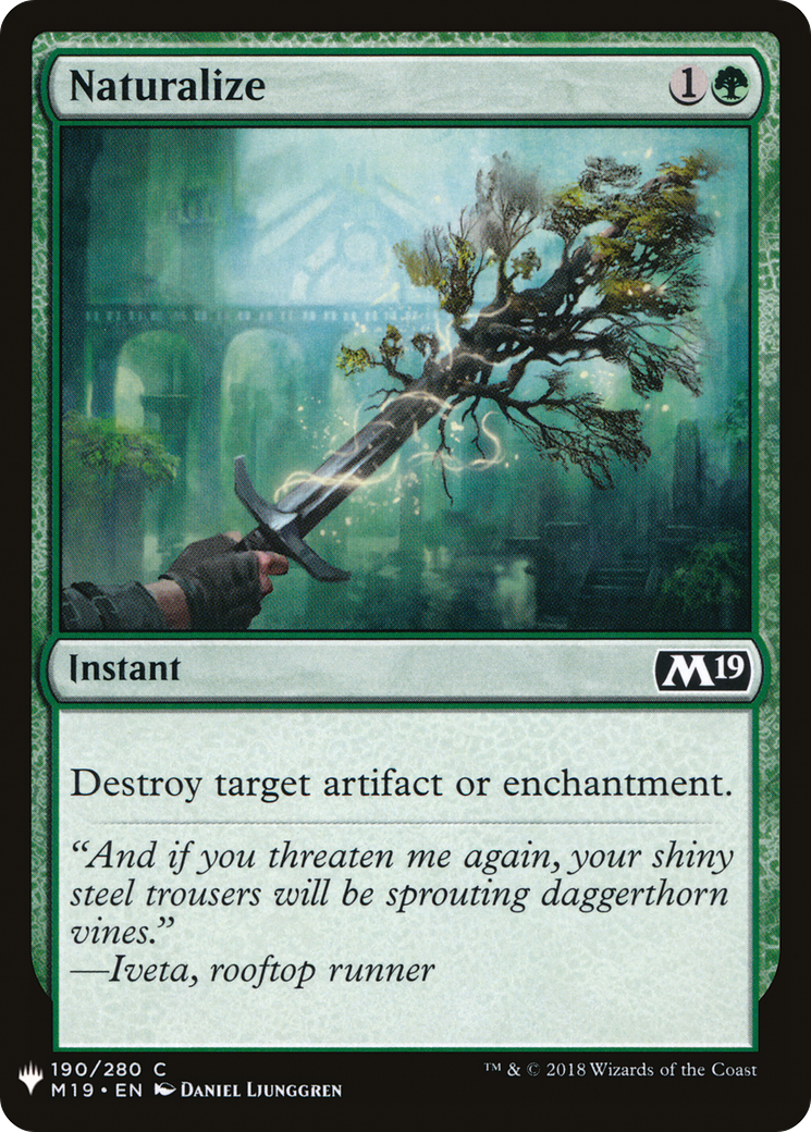 Naturalize (LIST-M19-190) [The List]