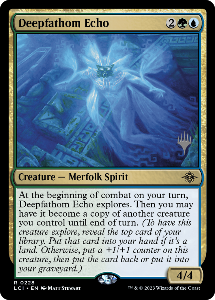 Deepfathom Echo (PPLCI-228) [Promo Pack: The Lost Caverns of Ixalan Promos]