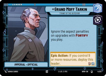 Grand Moff Tarkin - Tyrant of the Outer Rim (4/272) [Homeworlds]