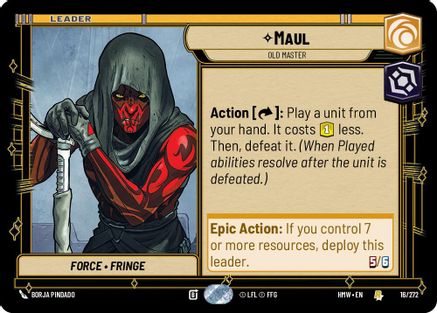 Maul - Old Master (16/272) [Homeworlds]