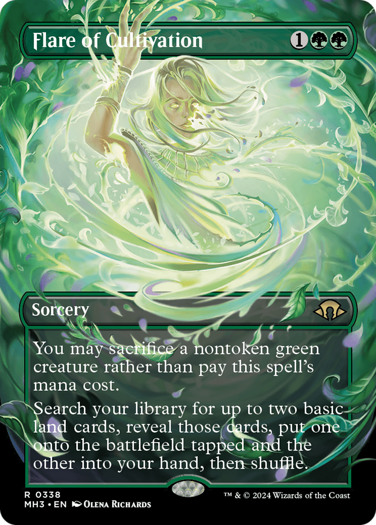 Flare of Cultivation (MH3-338) [Modern Horizons 3] (Borderless) Foil