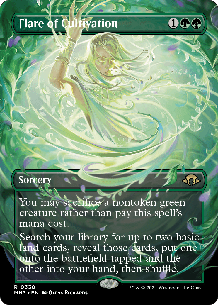 Flare of Cultivation (Borderless) (MH3-338) [Modern Horizons 3]