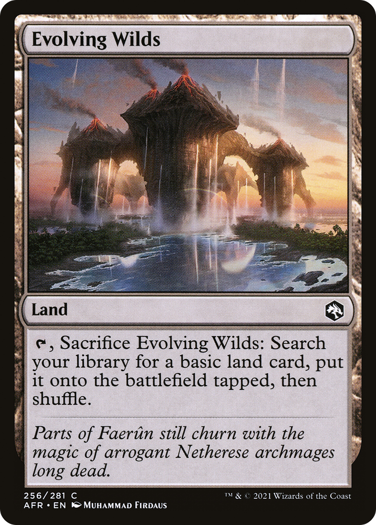 Evolving Wilds (AFR-256) [Adventures in the Forgotten Realms] Foil