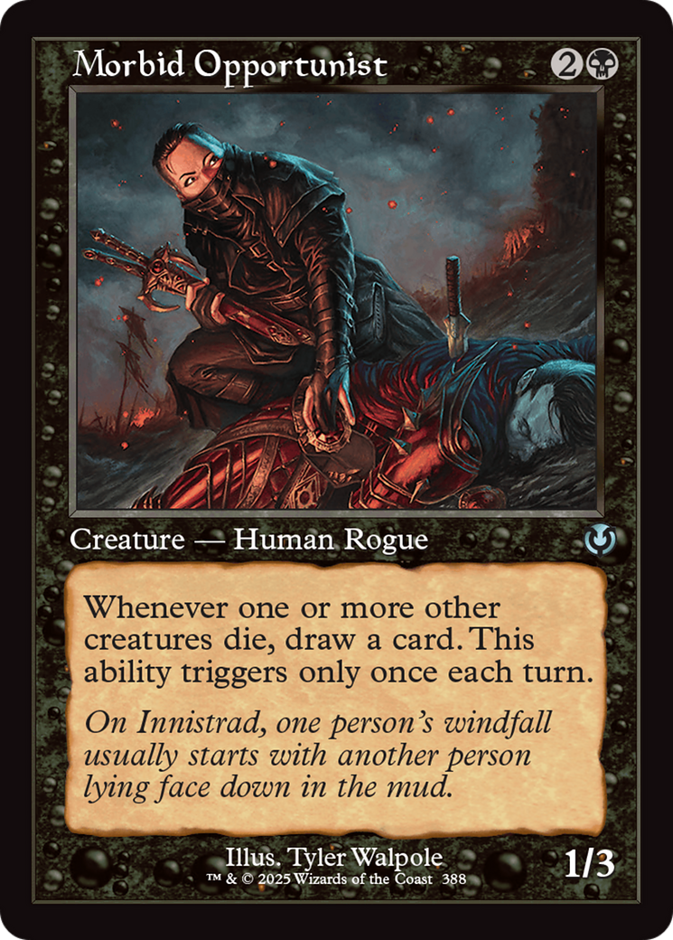 Morbid Opportunist (INR-388) [Innistrad Remastered] Foil