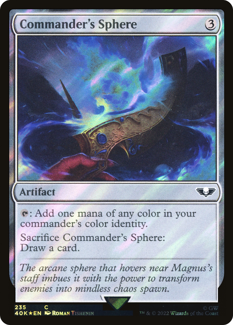 Commander's Sphere (40K-235★) [Warhammer 40,000 Commander] Foil