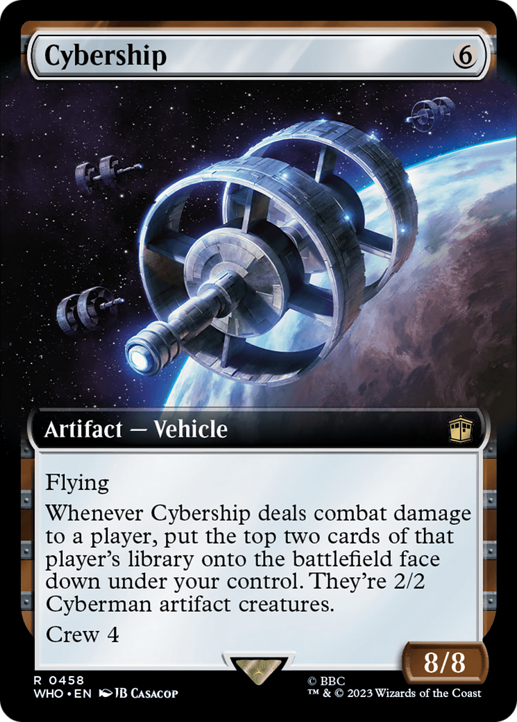 Cybership (WHO-458) [Doctor Who]: (Extended Art)