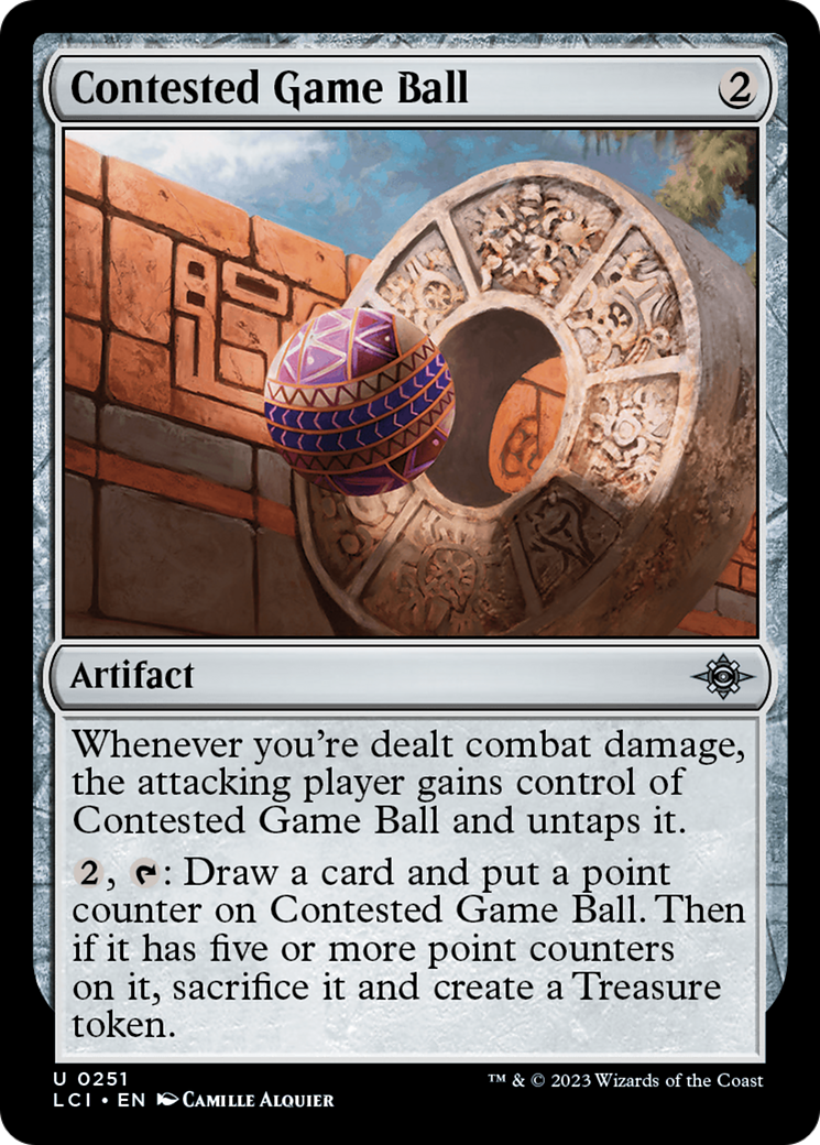 Contested Game Ball (LCI-251) [The Lost Caverns of Ixalan] Foil