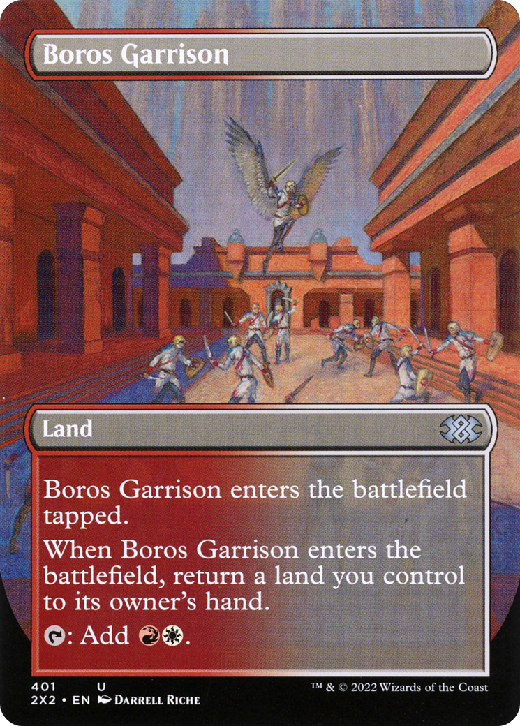 Boros Garrison (Borderless) (2X2-401) [Double Masters 2022]