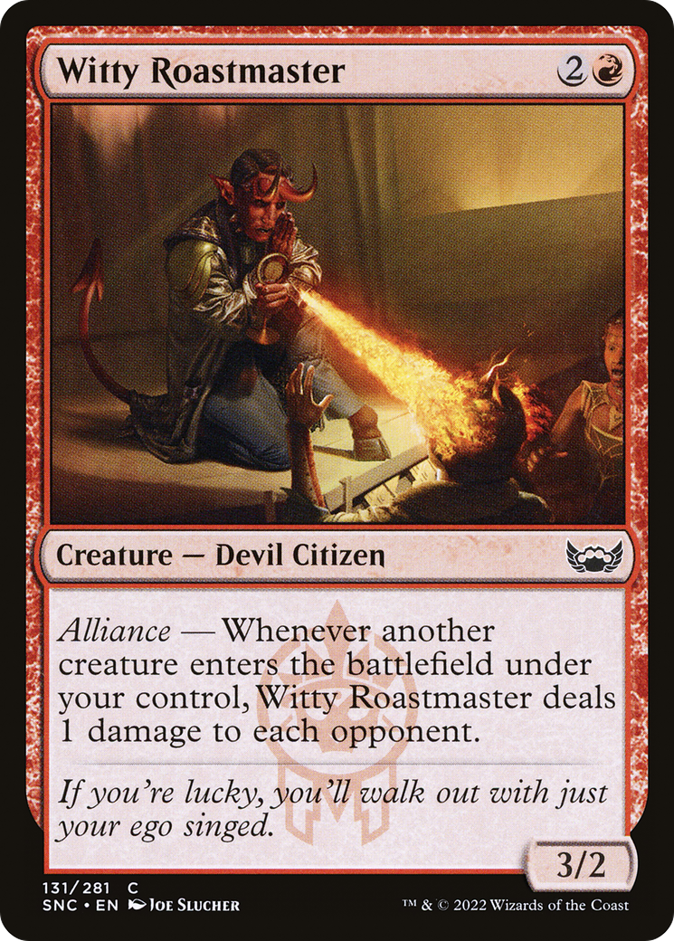 Witty Roastmaster (SNC-131) [Streets of New Capenna] Foil