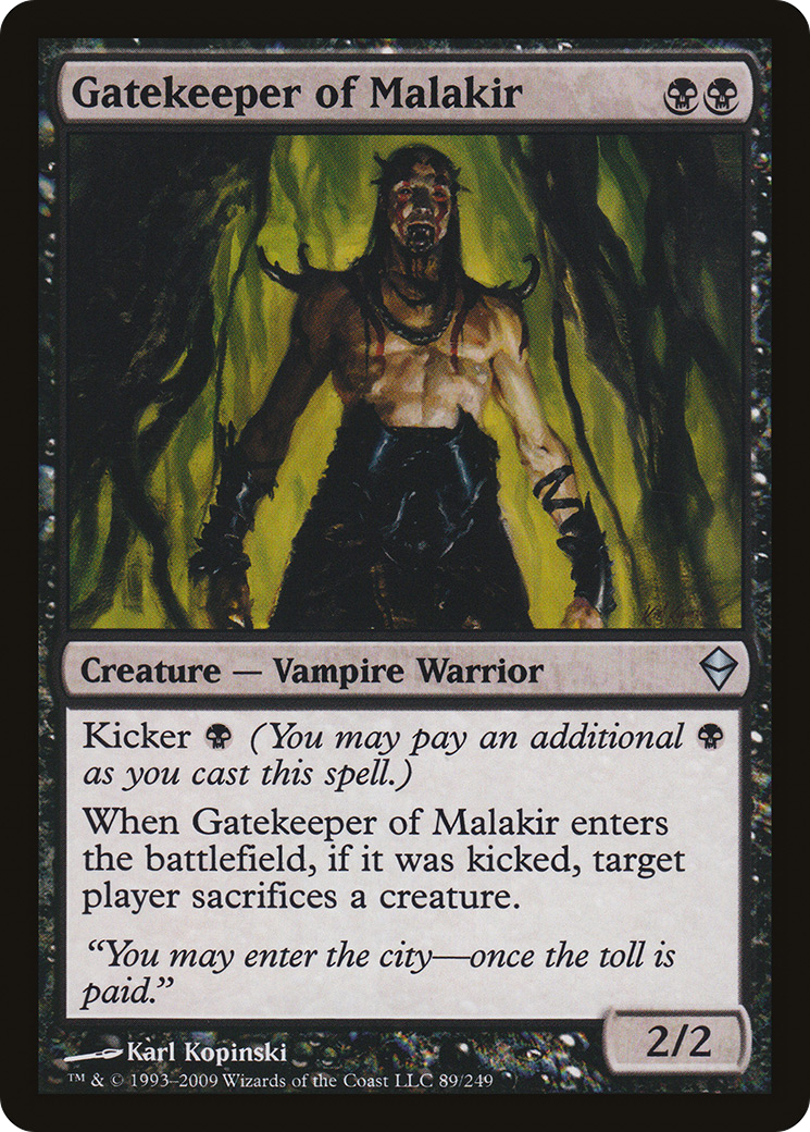 Gatekeeper of Malakir (ZEN-089) [Zendikar]