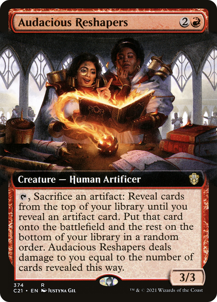Audacious Reshapers (Extended Art) (C21-374) [Commander 2021]