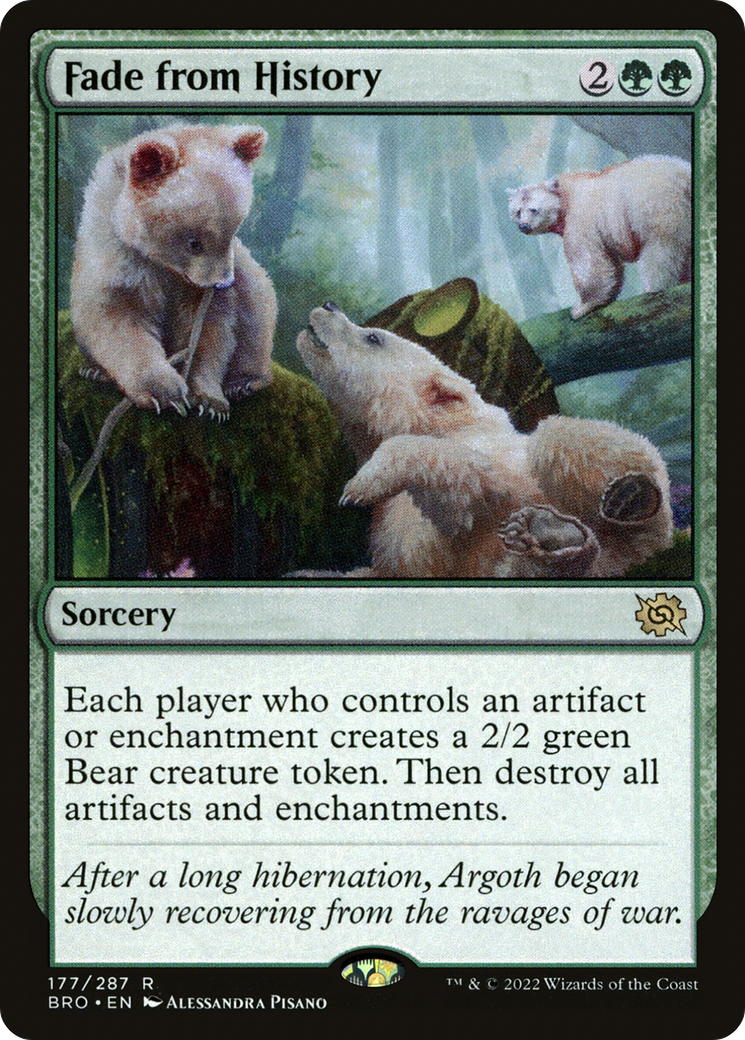 Fade from History (BRO-177) [The Brothers' War] Foil