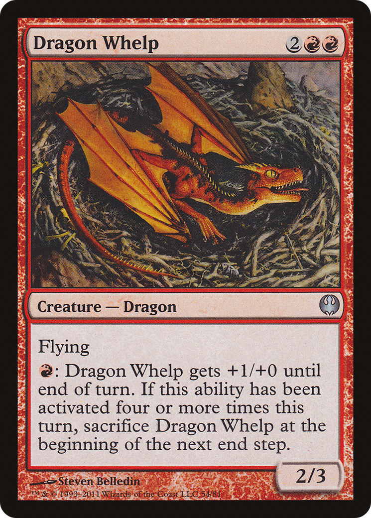 Dragon Whelp (DDG-054) [Duel Decks: Knights vs. Dragons]