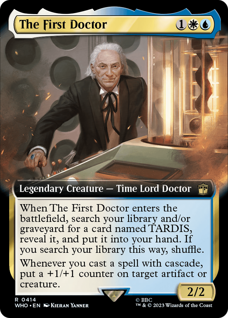 The First Doctor (WHO-414) [Doctor Who]: (Extended Art) Foil