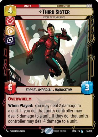 Third Sister - Cycle of Vengeance (51/272) [Homeworlds]